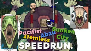 Spelunky 2 - Pacifist Chain Low% Abzu in 12:49.466 (FWR)
