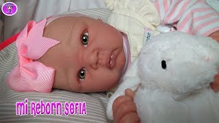 Mi bebe REBORN Sofía acaba de nacer 🍼 La muñeca reborn MÁS BONITA