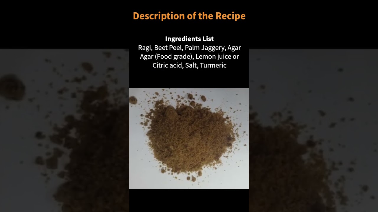 Team Millbeet  Millet and beetroot peel based jelly