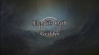Gealdýr - Elendil's Oath (Sub. Español//Lyrics)