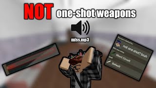 Weapons that don't one-shot | Roblox KAT (Knife Ability Test)