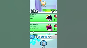 Checking my mailbox day 4 #shorts #petsimulatorxroblox #petsimx #roblox #mailbox #huge #gift #psx