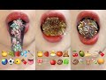 asmr 10 MINUTES EMOJI FOOD CHALLENGE FOR SLEEP RELAXING 수면유도asmr 이모지 먹방 모음집 eating sounds