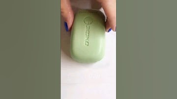 Soft soap cubes making tutorial 😋 🍈🍈🍈// #shorts #short #fypシ #soapcubes