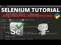 Python Selenium Tutorial #1 - Web Scraping, Bots & Testing