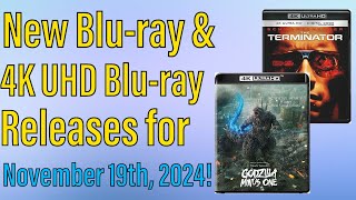 New Blu-ray & 4K UHD Blu-ray Releases for November 19th, 2024