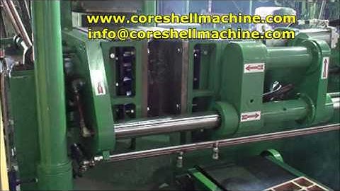 core shooting machine and shell molding machine