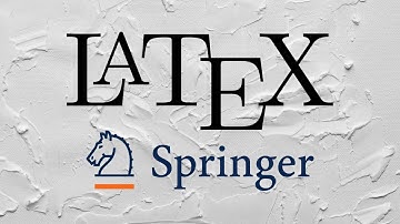 Springer Format in Latex - Template - Download | Latex | Springer format file in latex download free