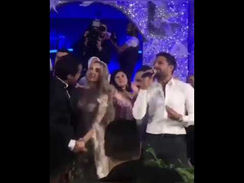 غناء محمد حماقي من حفل زفاف هنا الزاهد واحمد فهمي