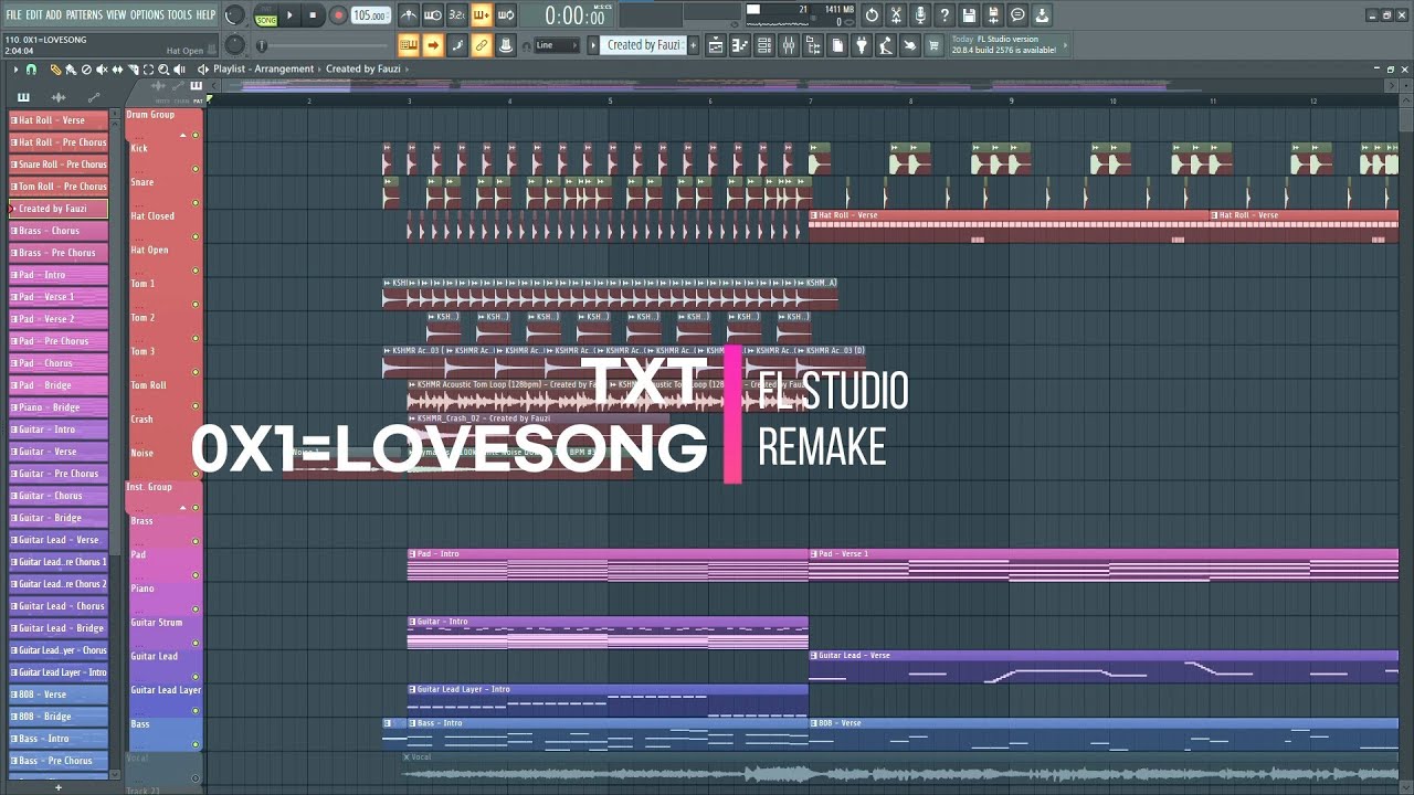 TXT (투모로우바이투게더) '0X1=LOVESONG (I Know I Love You) feat. Seori' | Instrumental