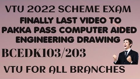 Passing Package  (CAED) | Important Questions | BCEDK103 | EASY SIXTY-FOUR | #vtu​