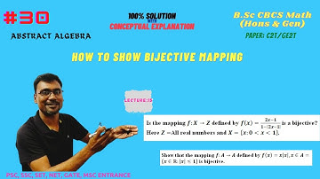 Show that the mapping f:A→A defined by f(x)=x|x|,x∈A={x∈R:|x|≤1} is bijective.
