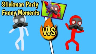 1 V.S 1| Stickman Party Funny Moments