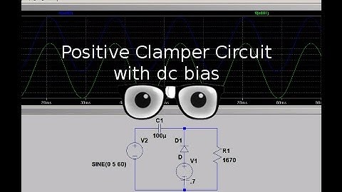 Positive Clamper Circuit with dc bias