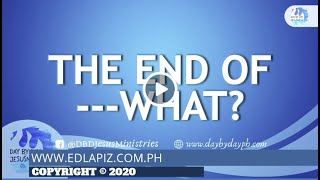 Ed Lapiz - THE END OF --- WHAT?