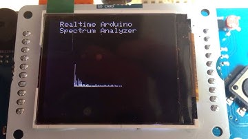 Esplora TFT Audio Spectrum