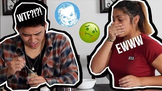 BABY FOOD CHALLENGE (best friend tag)