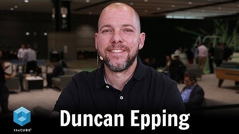 Duncan Epping, VMware | VeeamON 2018