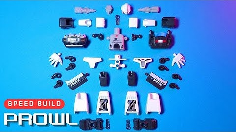 Transformers Speed build | Prowl | Galaxy Version 01 #blokees #transformers #asmr