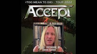 Accept @ Patchogue, Ny On Oct. 21