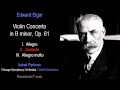 Elgar Violin Concerto in B minor, Op. 61; Perlman, Chicago, Barenboim