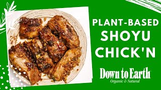 Plant-Based Shoyu Chicken | Live Hawaii Cooking Class | Plant-Based