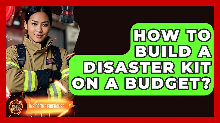 How To Build A Disaster Kit On A Budget? - Inside the Firehouse