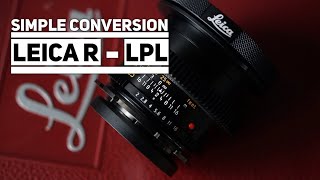 LEICA R TO LPL CONVERSION
