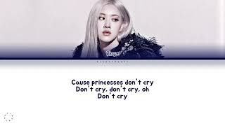 princess don't cry blackpink rose ai cover Resimi