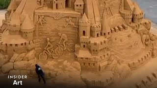 How LifeSize Sand Castles Are Made | Insider Art