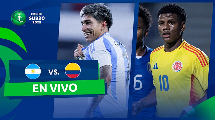 EN VIVO | ARGENTINA vs. COLOMBIA | CONMEBOL SUB20 2025
