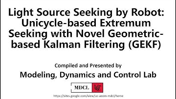 Light Source Seeking: Unicycle-based Extremum Seeking with Novel Geometric-based Kalman Filtering