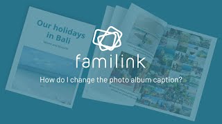 How do I change the photo album caption? screenshot 5