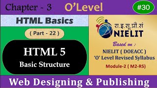 #HTML5 ( web design) #basic structure in hindi. | HTML5 new elements. | updates