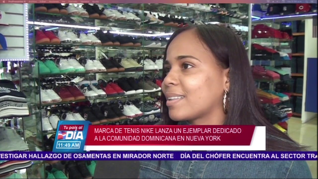 Marca de Nike lanza un ejemplar dedicado a la comunidad Dominicana en Nueva York - YouTube