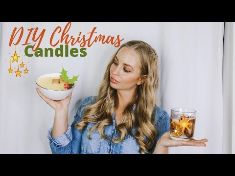 Video: How To Make A Christmas Candle