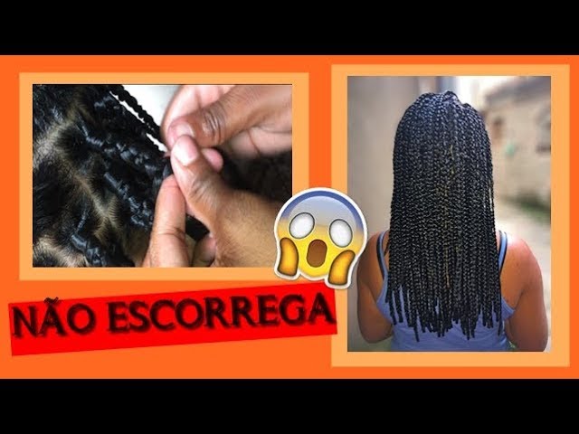 COMO FAZER TRANÇAS/BOX BRAIDS DE LINHA GROSSAS * Nó que não escorrega* 