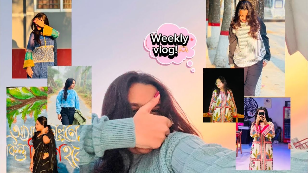 Weekly vlogg!!🫶🏻❤️।OSHIN ।