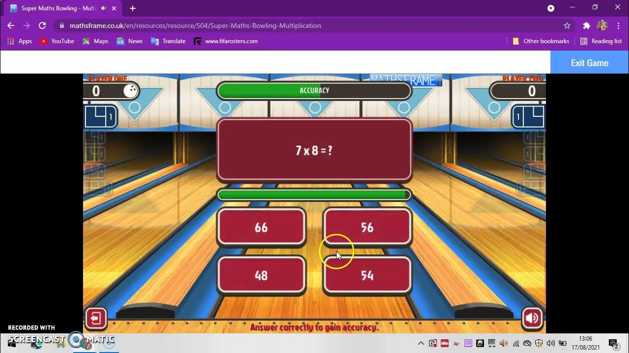 OUR FIRST SUPER MATHS BOWLING VIDEO YouTube