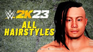 WWE 2K23 - All Hairstyles