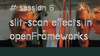 openFrameworks creative coding: Making a slit-scan camera screenshot 2