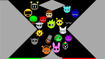 Incredibox Sprunki Marble Race in Algodoo │ Race 1.