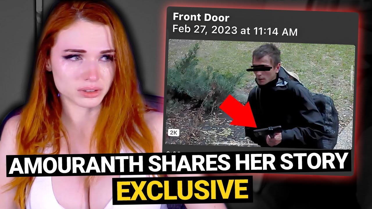 AMOURANTH shares her STORY How Stalkers Found Her Home? YouTube(04)