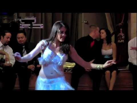 Belly dancing at a wedding in North Hollywood, CA