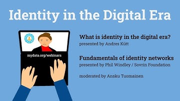 MyData Webinar #5: Identity in the Digital Era