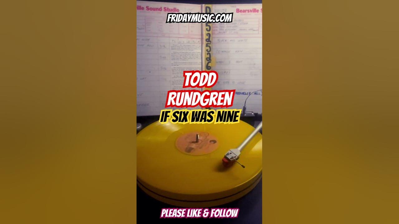 TODD RUNDGREN If Six Was Nine New Gold Vinyl #fridaymusic #toddrundgren #jimihendrix #lp #rock #new