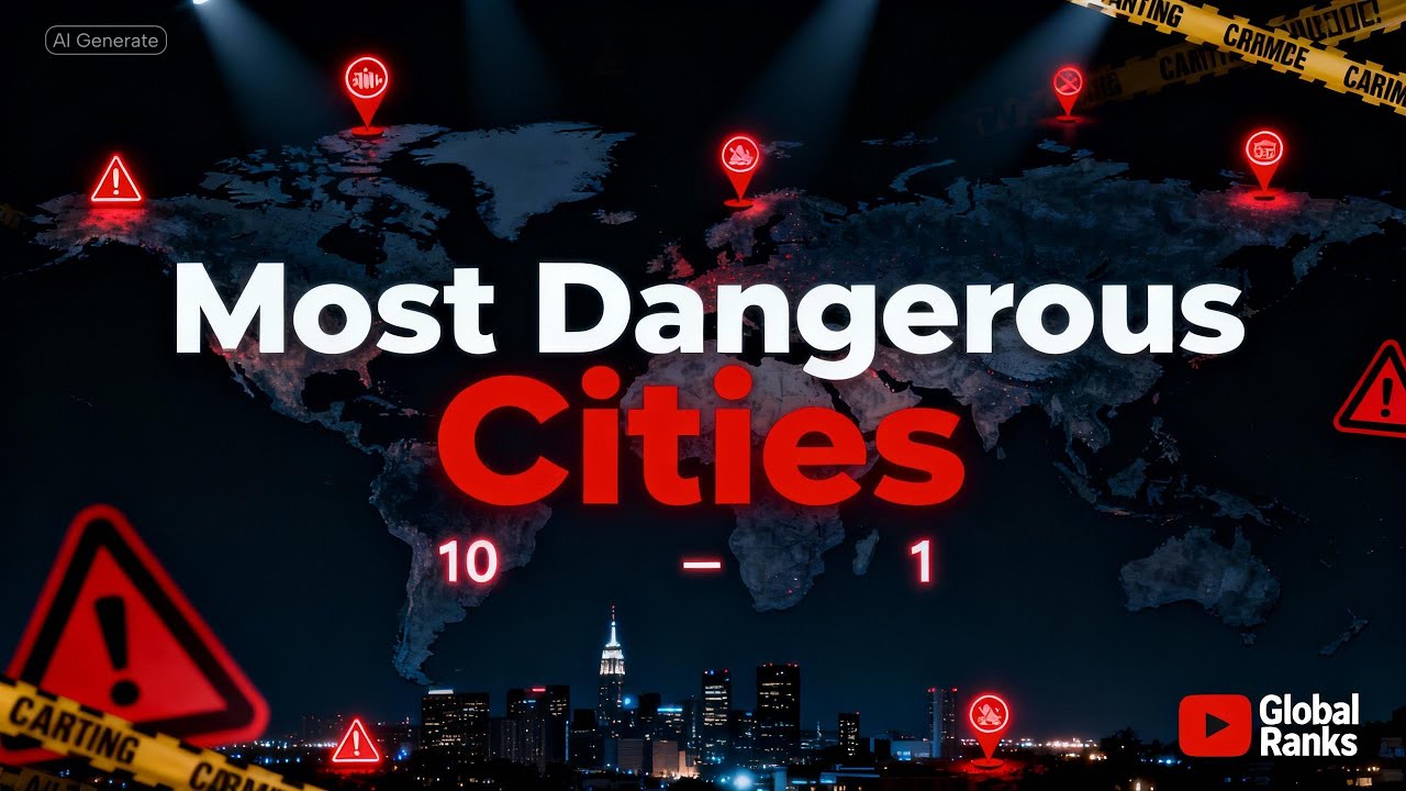 Top 10 Most Dangerous Cities in the World 2025 | Global Ranks - YouTube