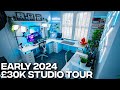 My updated 30000 studio  gaming room tour early 2024 edition