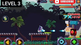 METAL SHOOTER RUN AND GUN MISSIONS ZONE 1 LEVEL 3 GAMEPLAY VARY HARD LUBENZ-GAMER  screenshot 3