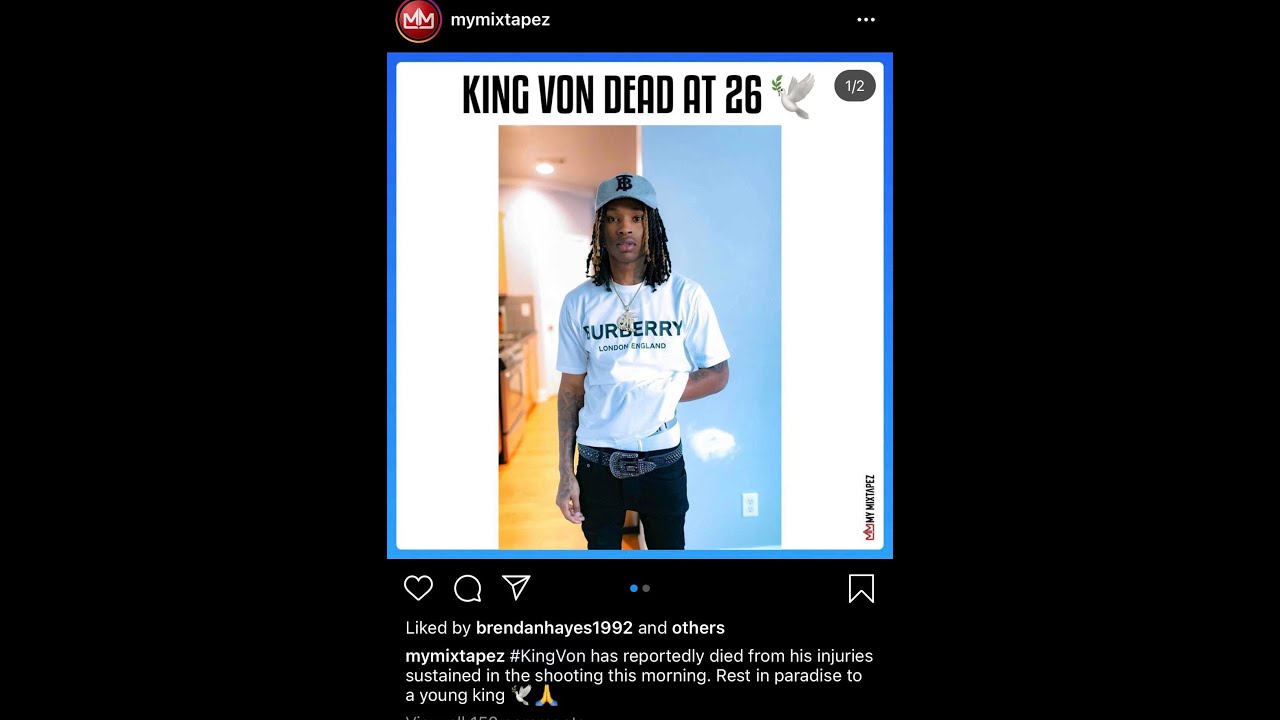 King Von Dead Rip King Von Dead At Age 26 After Atlanta Club Shooting 